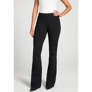 Betabrand Classic Dress Bootcut Yoga Pants Black Womens Large Trousers Stretch